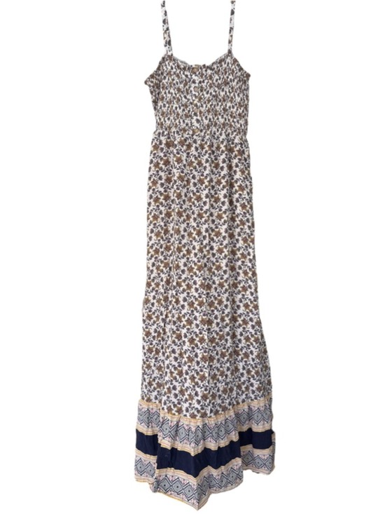 Lily Rose Dresses & Skirts - Women's Lily Rose Maxi Dress XXL White Brown Floral